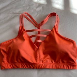 Victoria Secret Sports Bra With Strappy Front